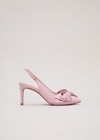 Phase Eight Twist Front Slingbacks Heels Pink Australia | YB3604125